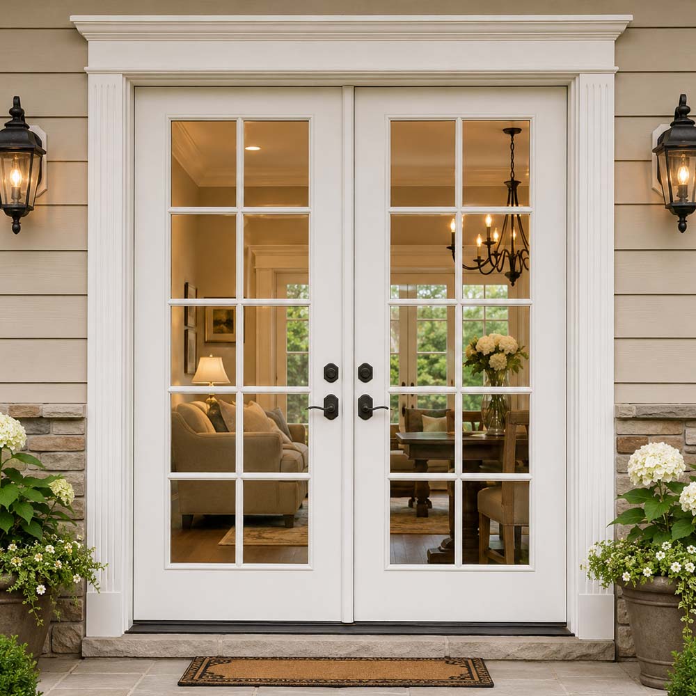 Traditional French doors